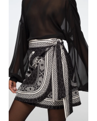 PHILOSOPHY WRAP SKIRT