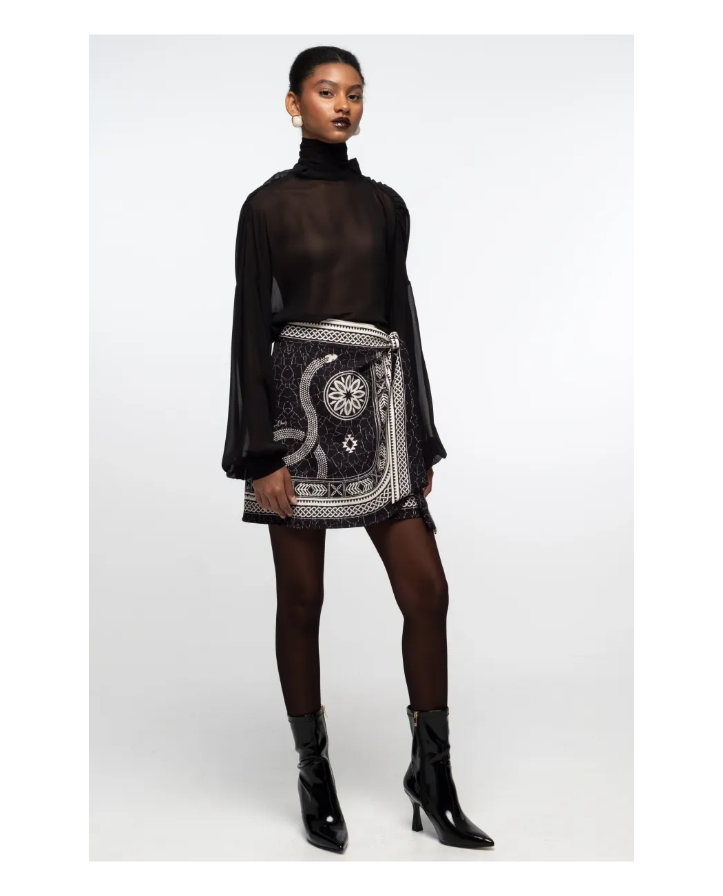 PHILOSOPHY WRAP SKIRT