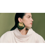 Grande Yoko Earrings | Olive Grove
