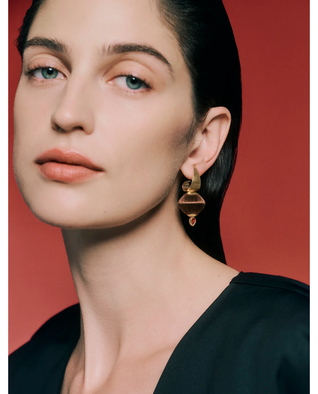 Noor Earrings | Hazelnut