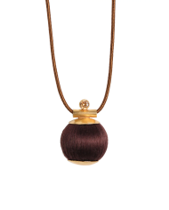 Orb Necklace | Walnut Brown