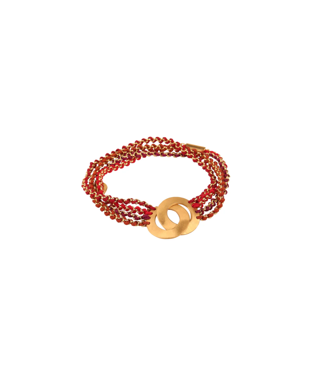 Knitties Bracelet | Red Tones