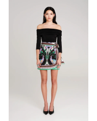 NOSTALGIA WRAP MINI SKIRT