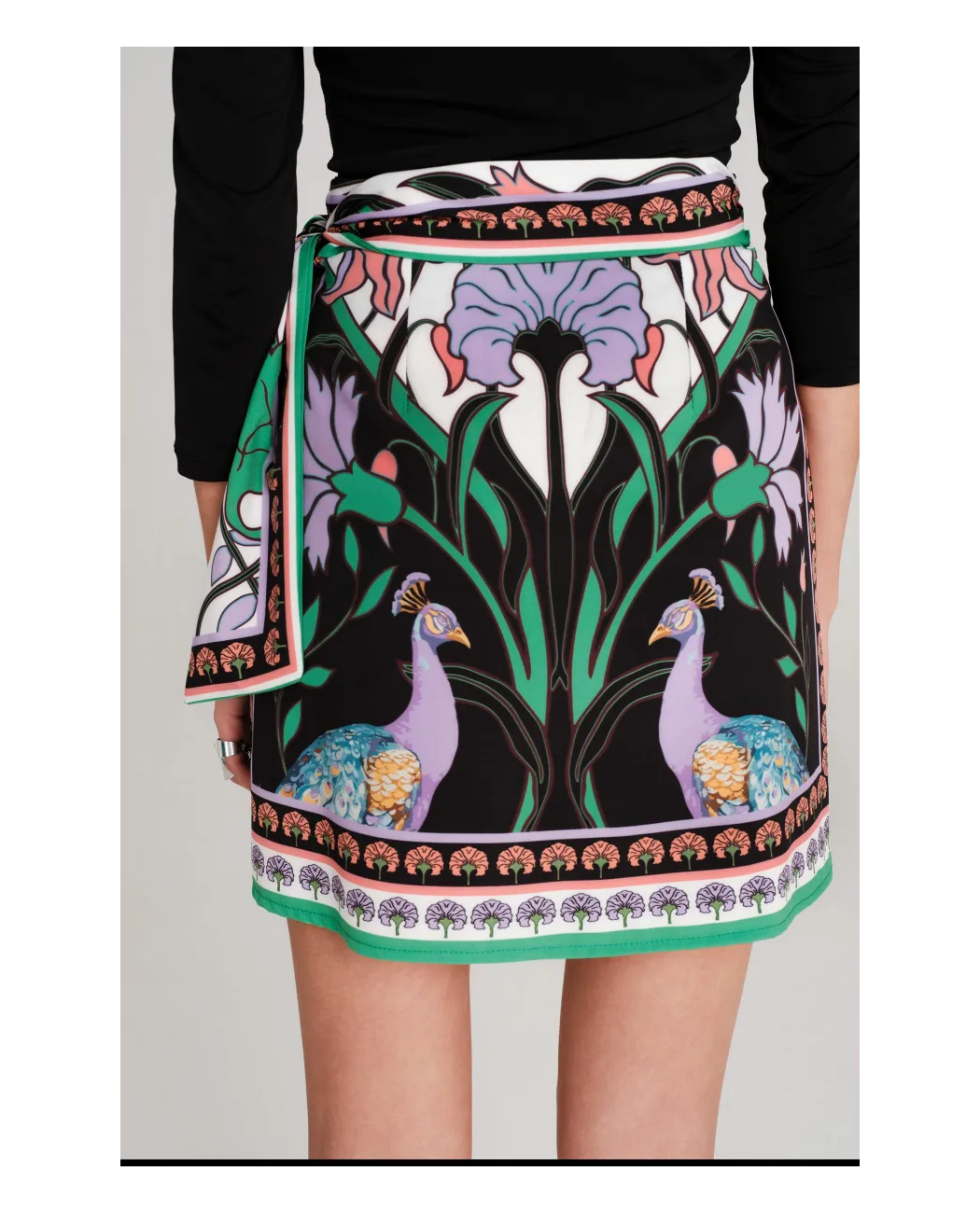 NOSTALGIA WRAP MINI SKIRT