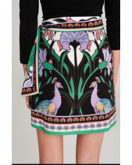 NOSTALGIA WRAP MINI SKIRT