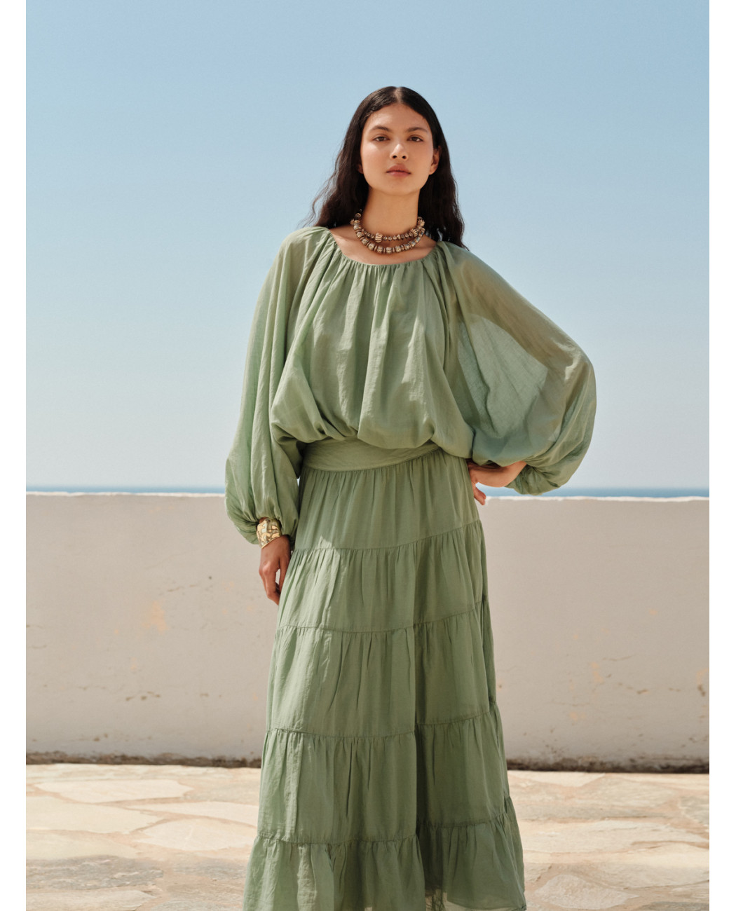 SKIRT "SAGE"