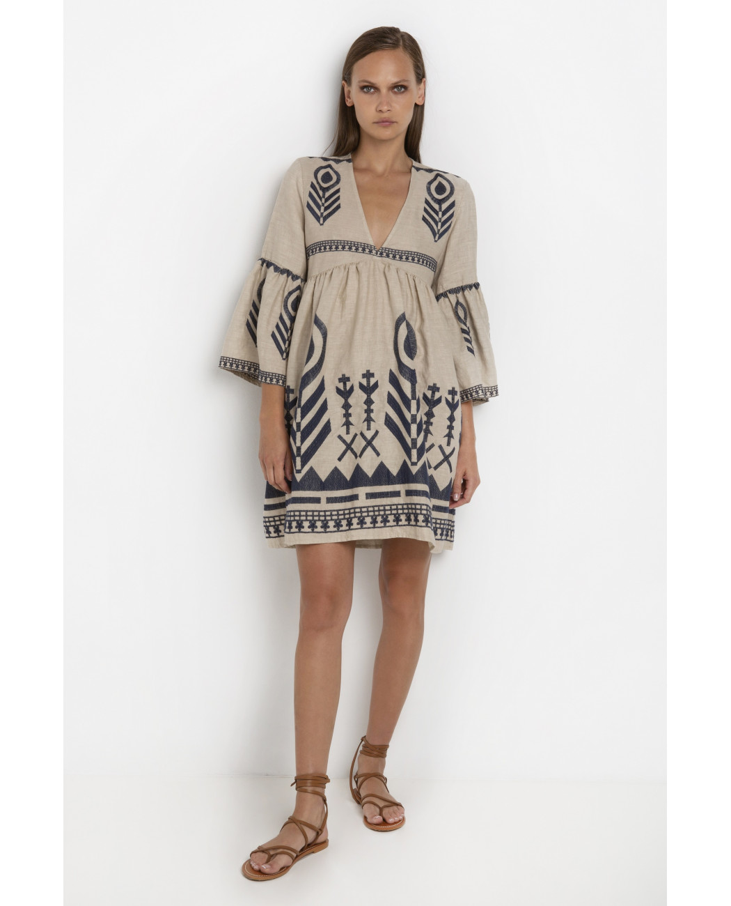 SHORT EMBROIDERED DRESS SHORT EMBROIDERED DRESS