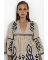 SHORT EMBROIDERED DRESS