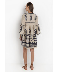 SHORT EMBROIDERED DRESS