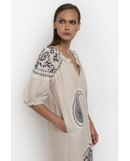 LONG EMBROIDERED DRESS LONG EMBROIDERED DRESS