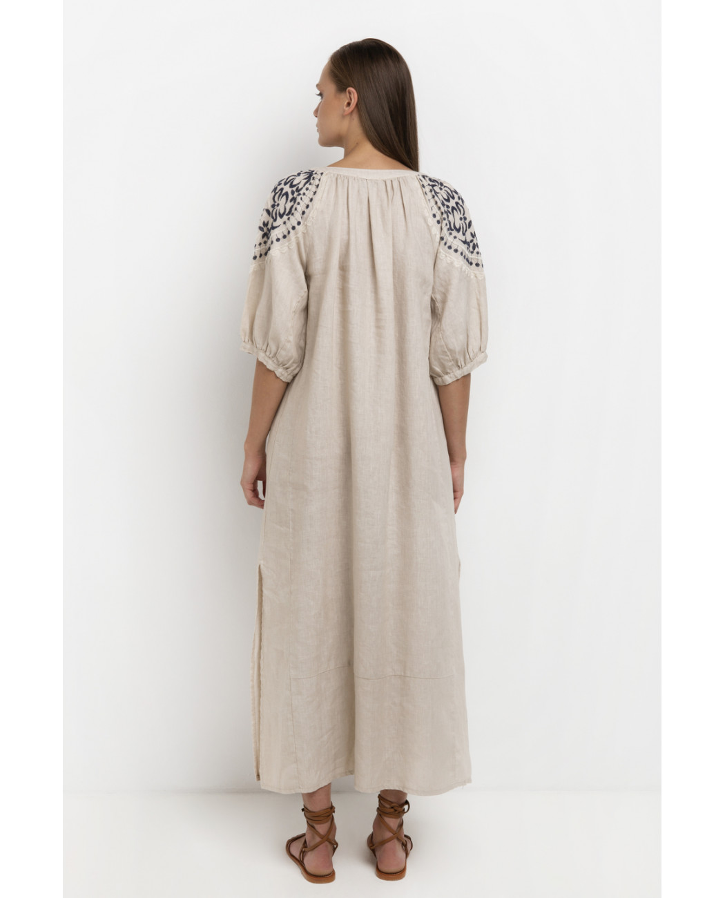 LONG EMBROIDERED DRESS LONG EMBROIDERED DRESS