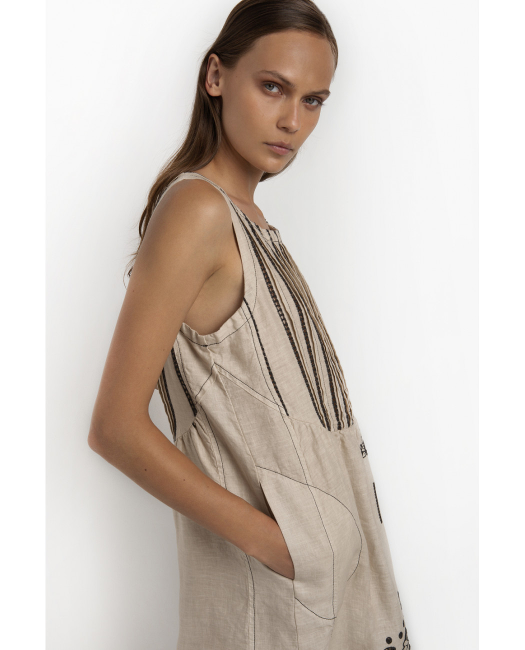 LONG EMBROIDERED DRESS LONG EMBROIDERED DRESS
