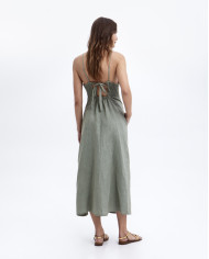 LONG EMBROIDERED DRESS