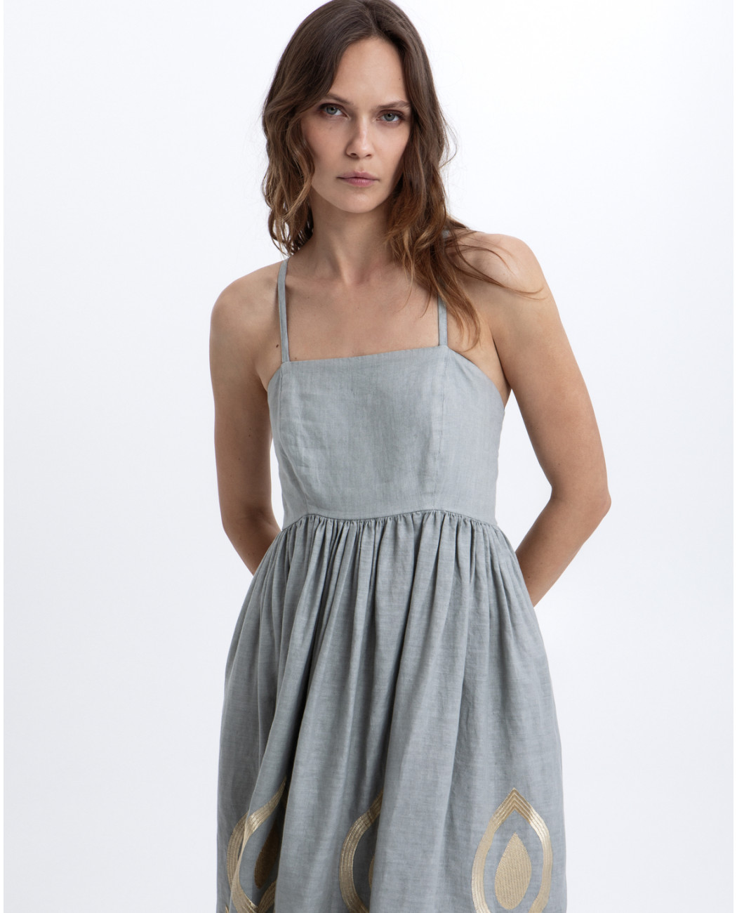 EMBROIDERED DRESS
