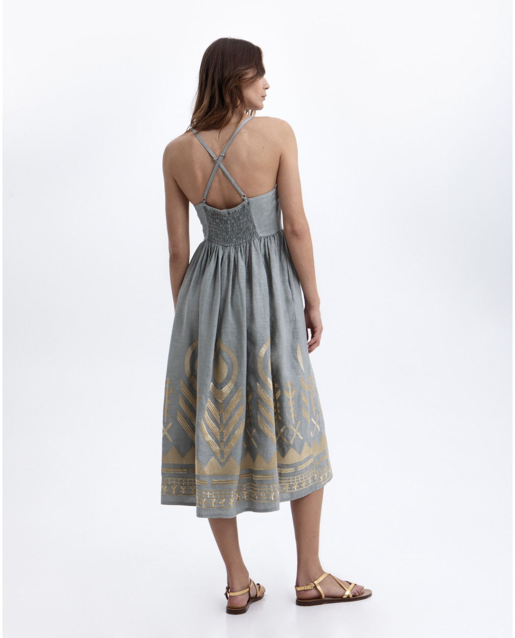 EMBROIDERED DRESS