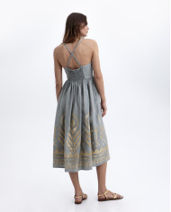 EMBROIDERED DRESS