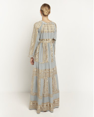 LONG EMBROIDERED DRESS
