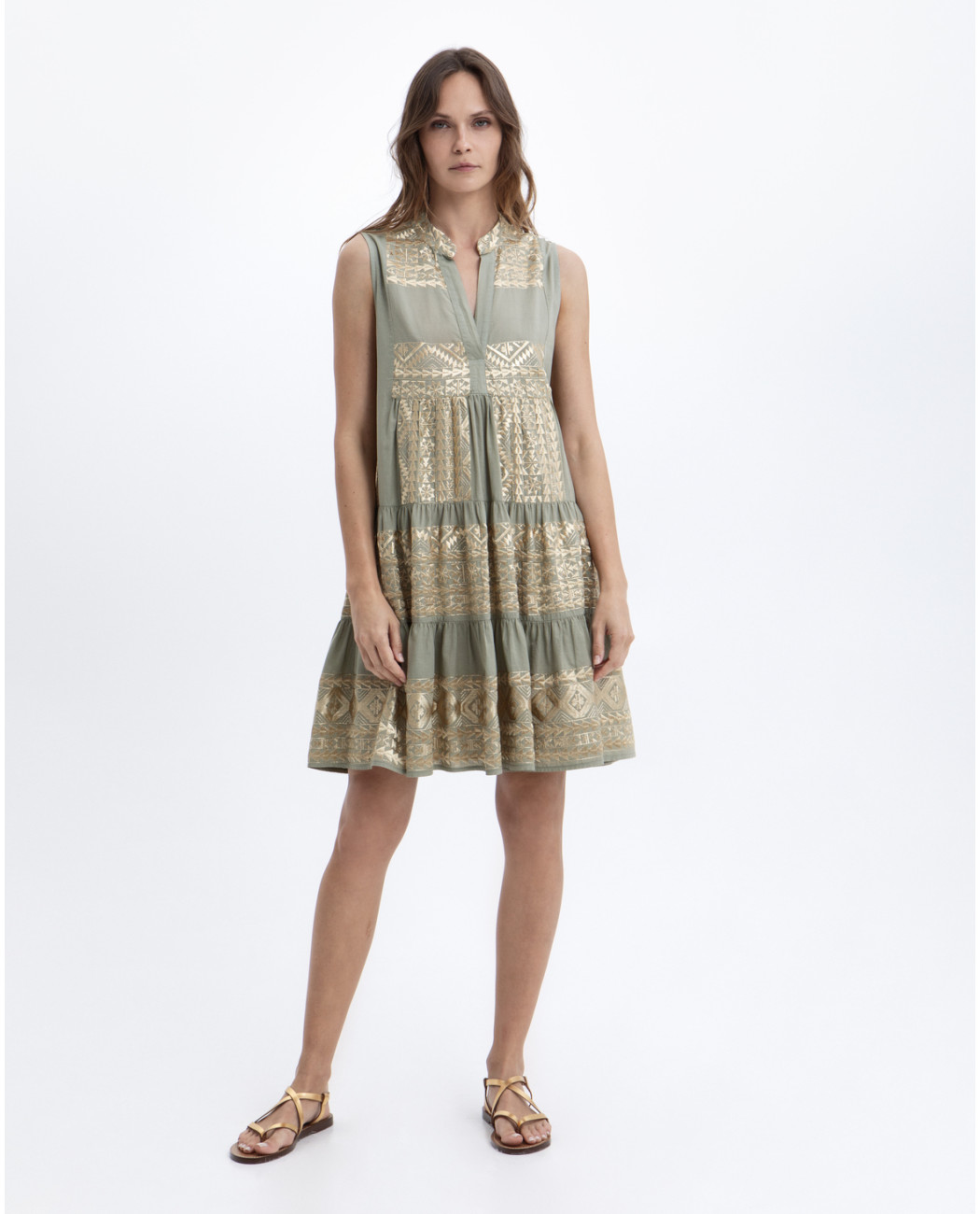 EMBROIDERED DRESS
