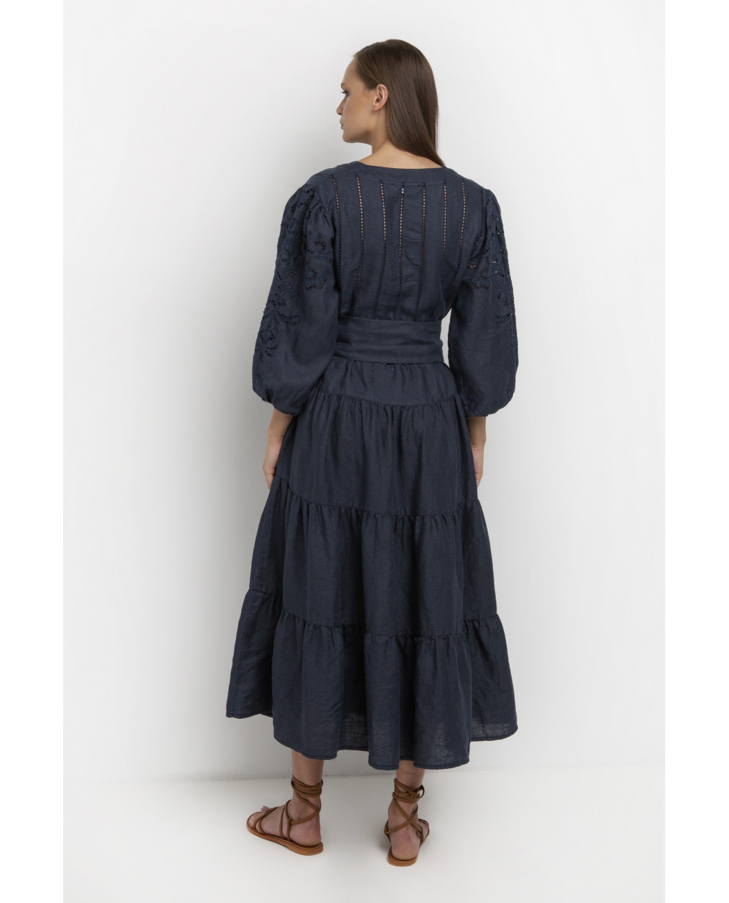 LONG EMBROIDERED DRESS LONG EMBROIDERED DRESS