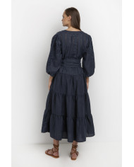 LONG EMBROIDERED DRESS