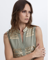 EMBROIDERED DRESS