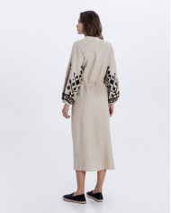 LONG EMBROIDERED DRESS