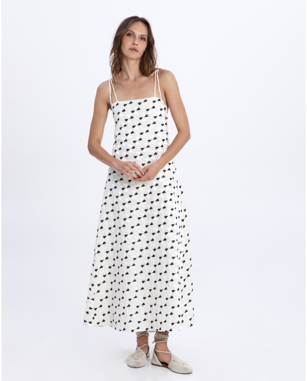 EMBROIDERED DRESS