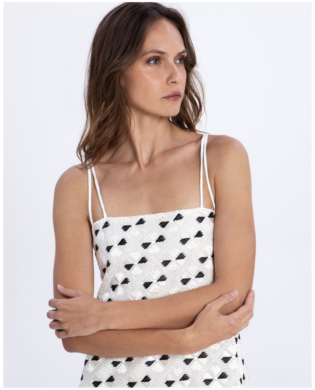 EMBROIDERED DRESS