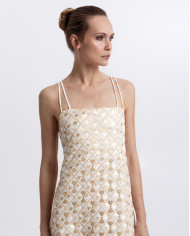 EMBROIDERED DRESS