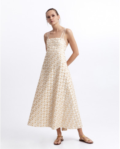 EMBROIDERED DRESS