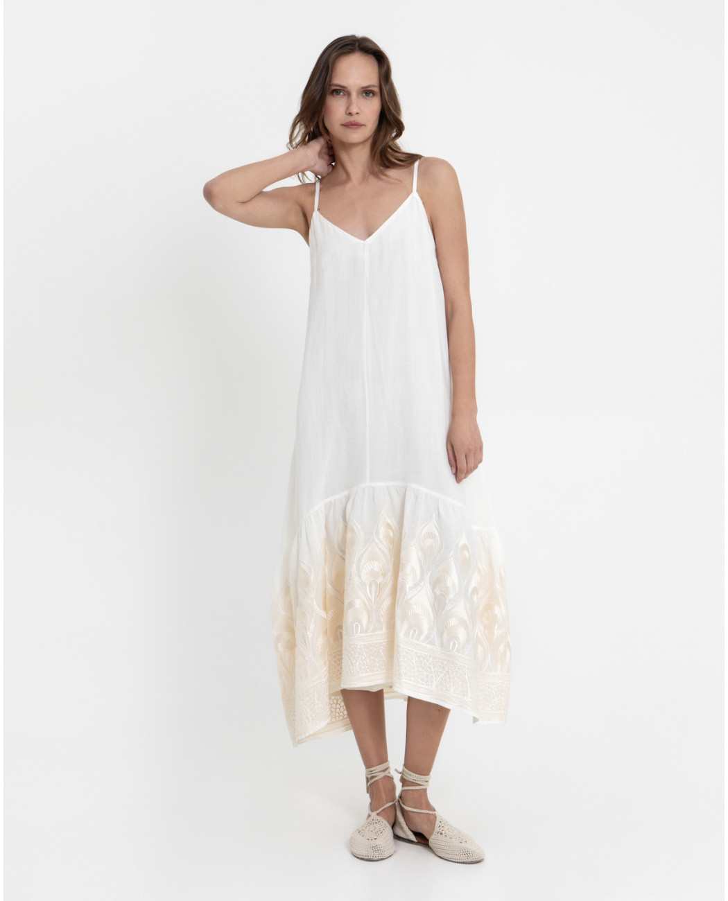 EMBROIDERED DRESS