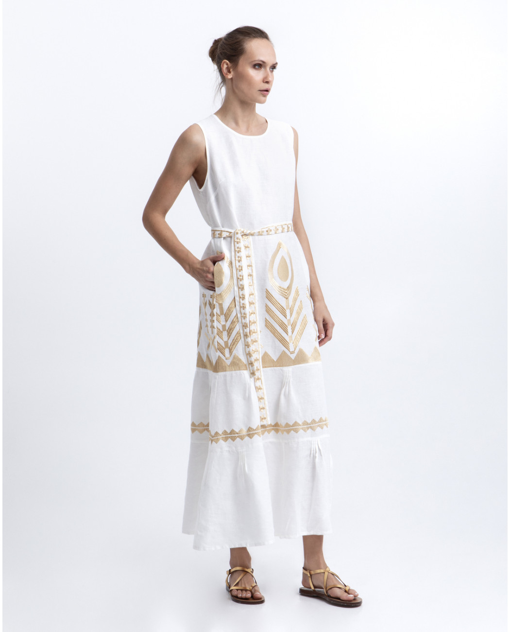 EMBROIDERED DRESS