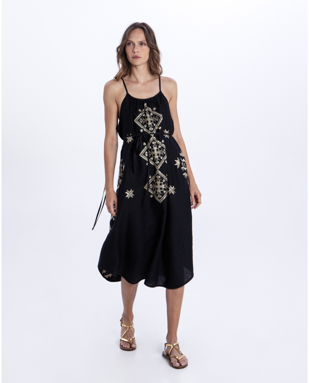 EMBROIDERED DRESS