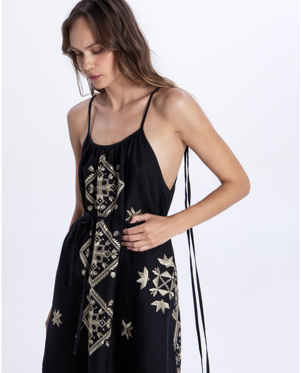 EMBROIDERED DRESS