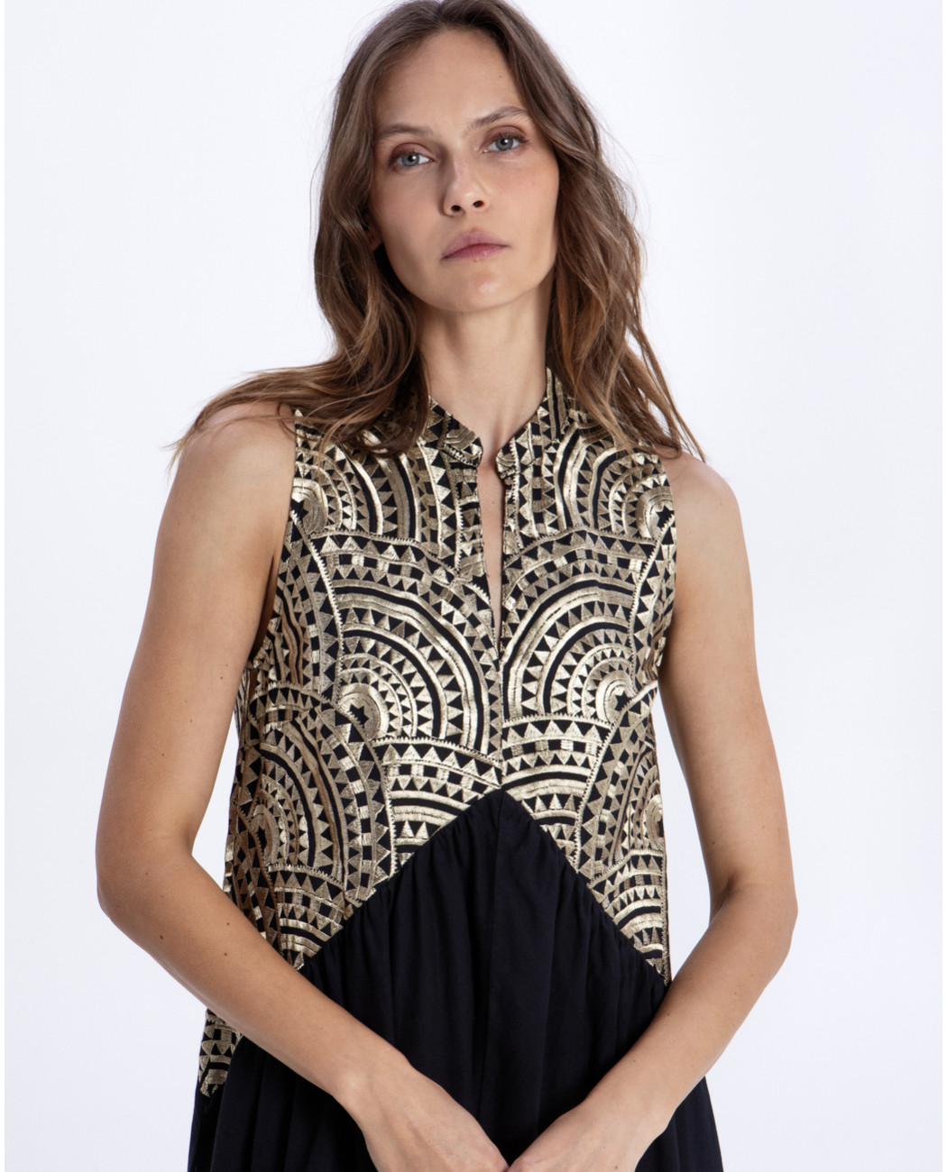 EMBROIDERED DRESS