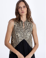 EMBROIDERED DRESS