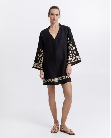 EMBROIDERED DRESS