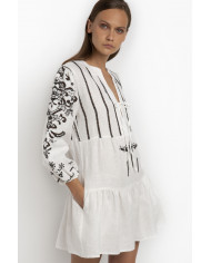 SHORT EMBROIDERED DRESS