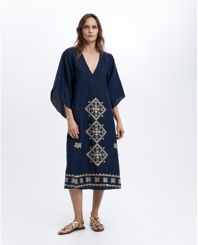 EMBROIDERED DRESS