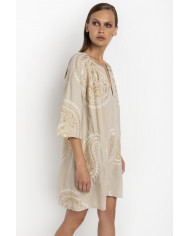 SHORT EMBROIDERED DRESS