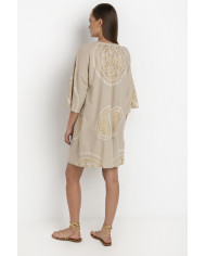SHORT EMBROIDERED DRESS
