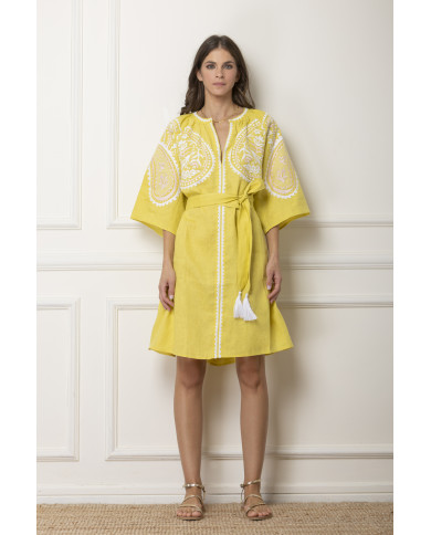 EMBROIDERED DRESS