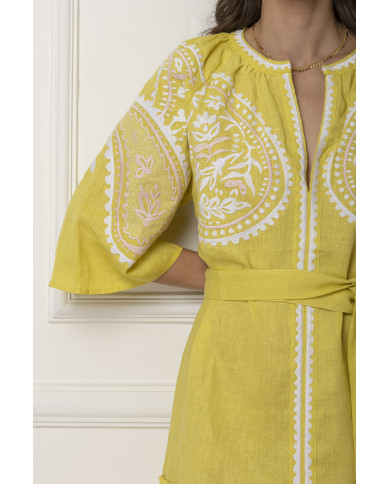 EMBROIDERED DRESS