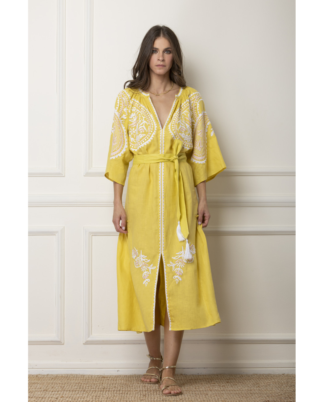 EMBROIDERED DRESS