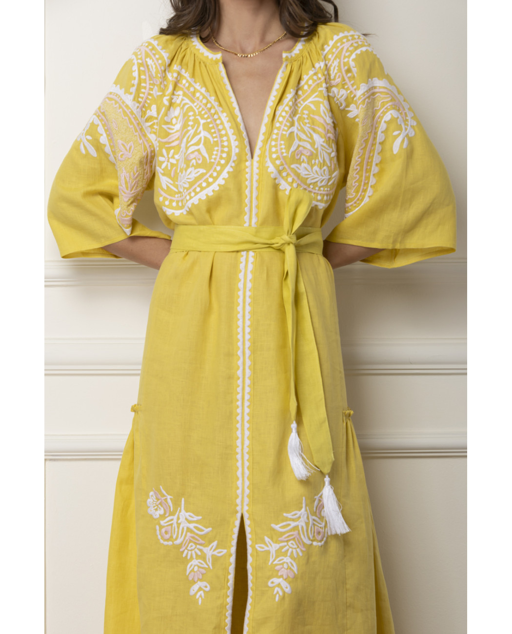 EMBROIDERED DRESS
