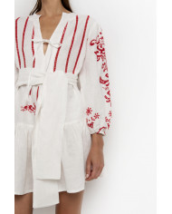 SHORT EMBROIDERED DRESS SHORT EMBROIDERED DRESS