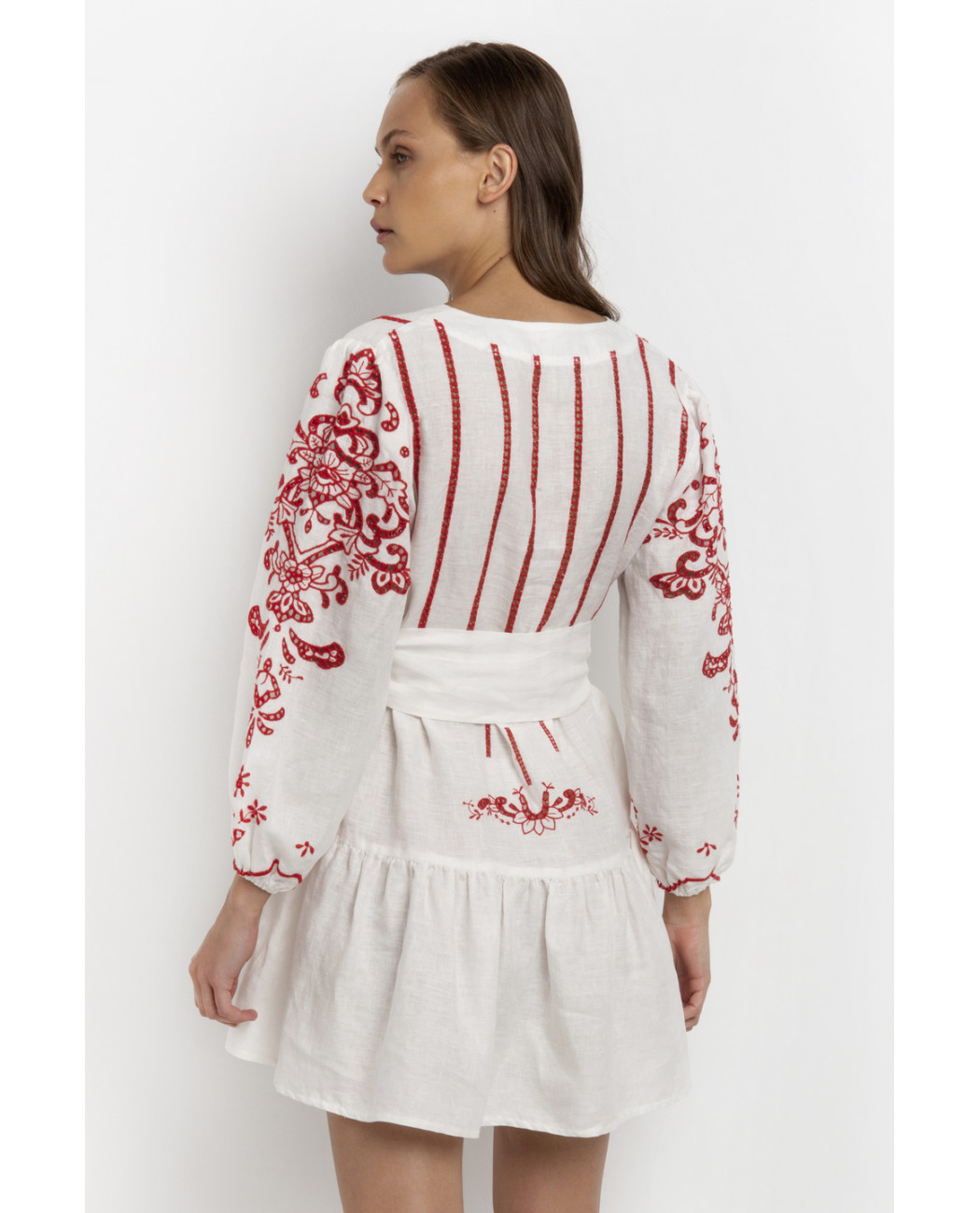 SHORT EMBROIDERED DRESS SHORT EMBROIDERED DRESS