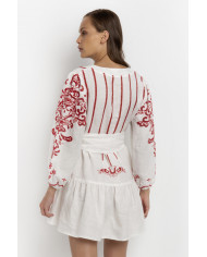 SHORT EMBROIDERED DRESS SHORT EMBROIDERED DRESS