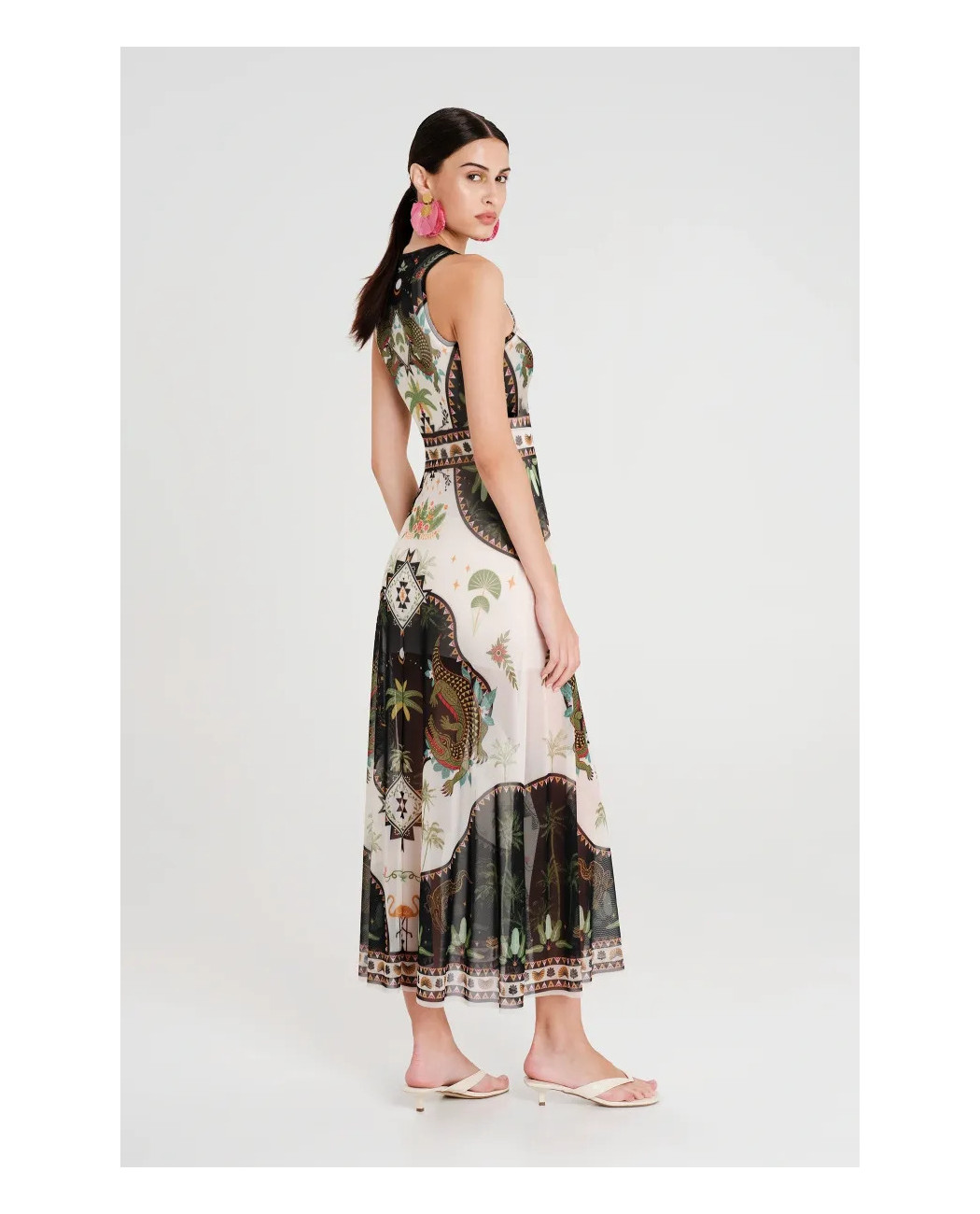 REPTILE LONG DRESS