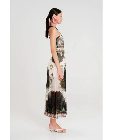 REPTILE LONG DRESS